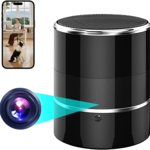 microfon spion și cameră video spion 360 în boxă portabilă